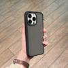 Suitable for Apple 16 Phone Cases, Simple and Contrasting Color Edges, Transparent 14, Matte Back Panel 15