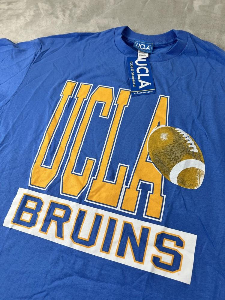 

Vintage 90s UCLA Bruins Shirt DEADSTOCK Mens 2XL Blue College Football Tee Unisex T-Shirt XL