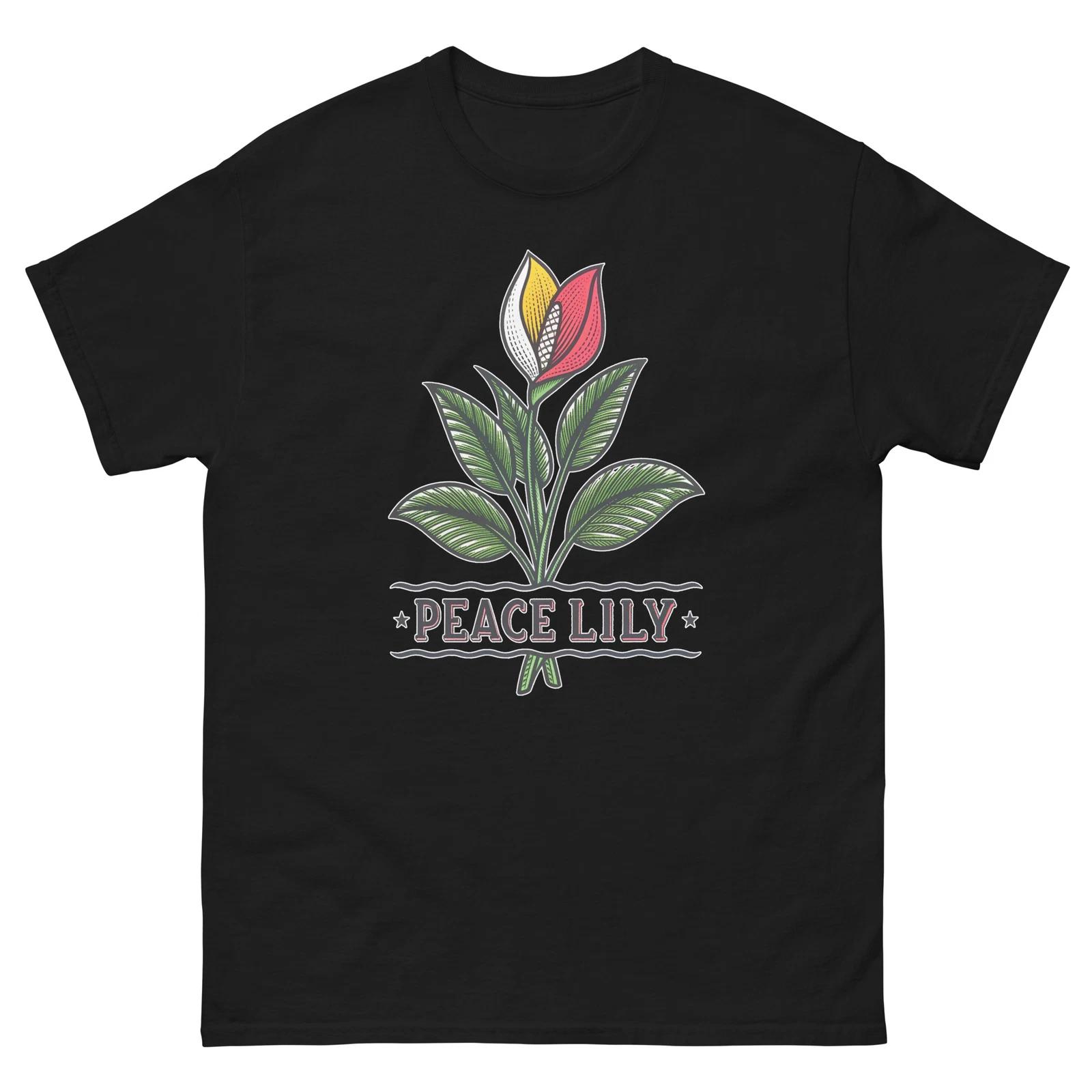 Peace Lily Plant Horticulture Landscaping Gardening T-Shirt S