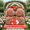 1/2pcs Large Standing Valentine's Day Bear Balloon, Suitable for Valentine's Day Party Decorations, Wedding Decorations
