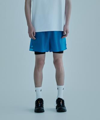 Eolseukamela 2-In-1 Running 5-Inch Shorts_Blue