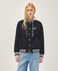 Marith + Franois Girbaud Classic Logo Raglan Denim Varsity Jacket Indigo