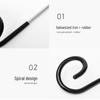 Thickened S-Shaped Outdoor Tent Lamp Hook and Double-Headed Camping Clothes Hanger