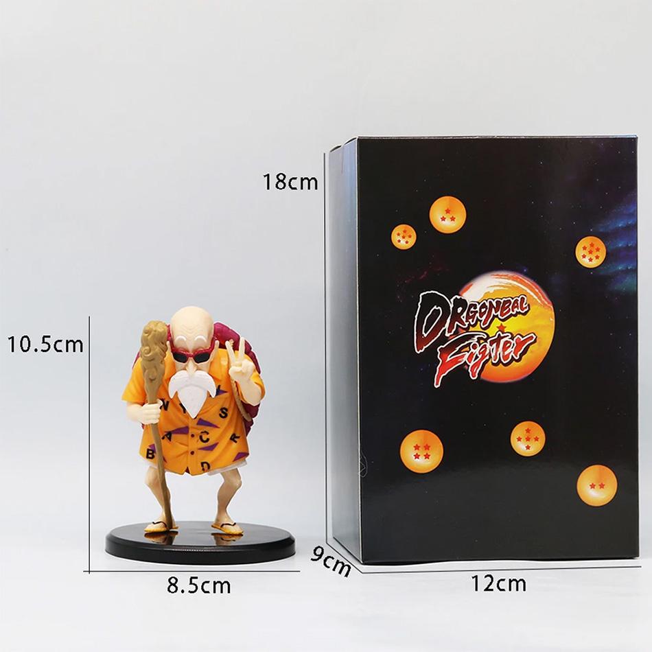 Dragon Ball Z Master Roshi Kame Sennin Action Figure PVC Biye Gesture Lecherous Anime Collectible Decoration Toy Gift