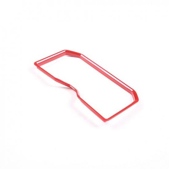 Red Gear Shift Cup Holder Cover Trim For Toyota Tundra -2024