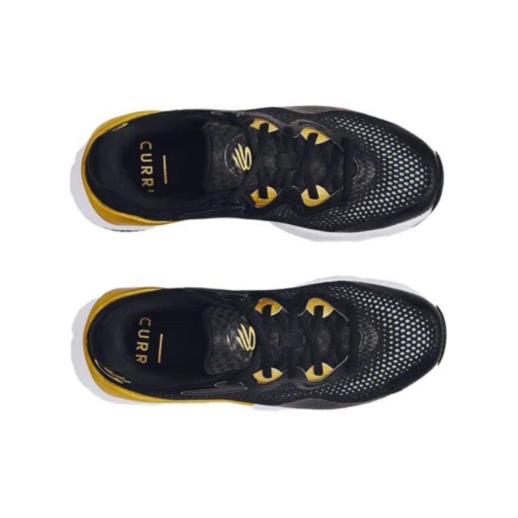Under Armour Unisex Curry Splash 24 AP Basketball Shoes Black Metallic Gold 3027262-001