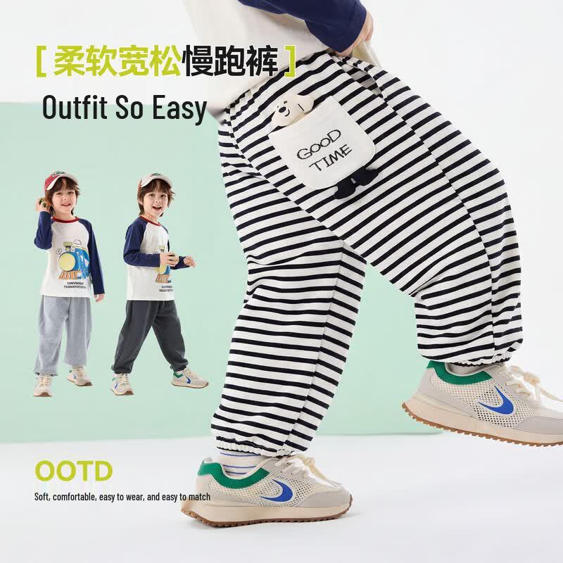 Dudu Family 3D Cartoon Kids' Casual Trousers