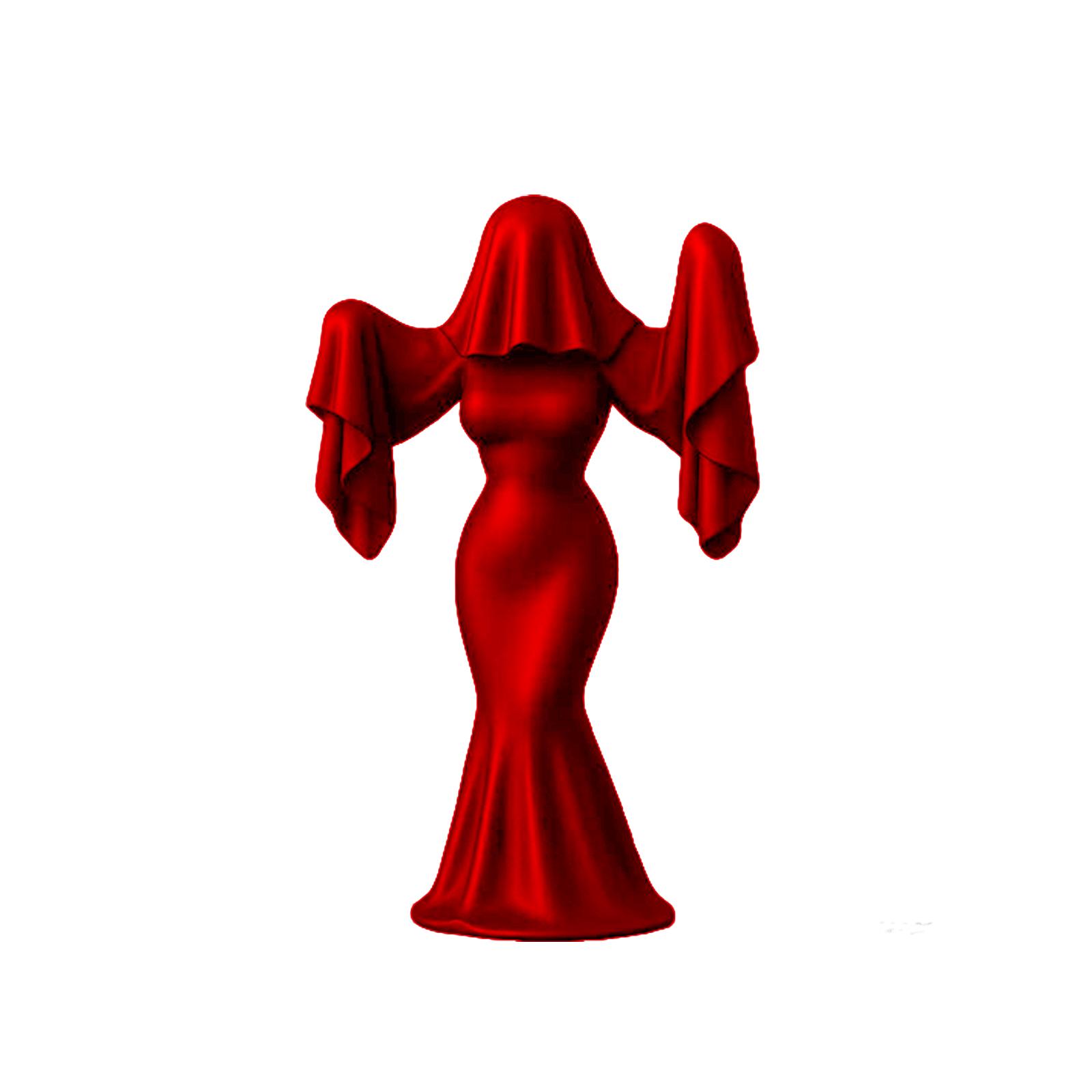 

Halloween Bride Statue Resin Product - Halloween Sculpture - Halloween Night - Suitable For Halloween Bedroom As A Home Decoration Item One Size червоний