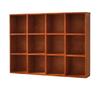 Vintage Style Wood Desktop Organizer Squares Wooden Storage Holder  Indoor Display Use