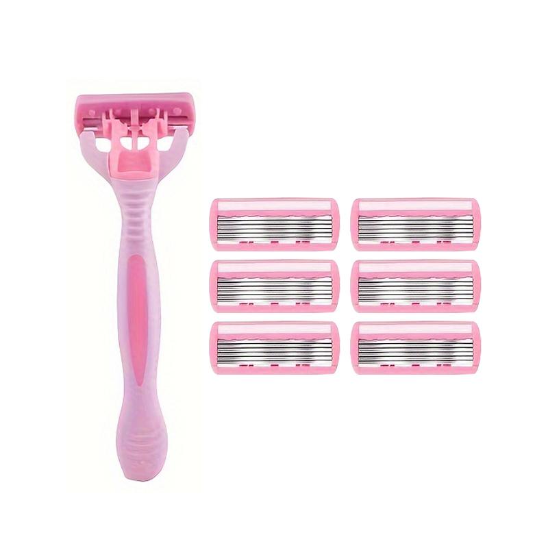 High Quality Men Safety Razor Blade 6-Layer Germany Stainless Steel Shaving Blades Manual Shaver Head