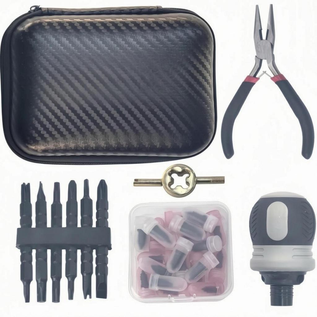 Emergency Tire Repair Kit Compact Portable Car, Truck, Motorcycle