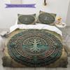 MayanMagicTotems Pattern Bedding Quilt Set Quilt Cover Pillowcase Home Decoration Birthday Gift (1 * Duvet Cover + 2 * Pillowcase, Without Core)