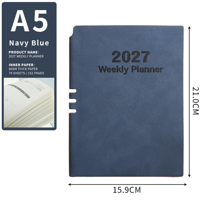 2027 Weekly English Planner: 365-Day Cross-Border Edition