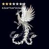 Phoenix Vermilion Bird 3D Metal Puzzle: High-Difficulty Mechanical Model for Adults