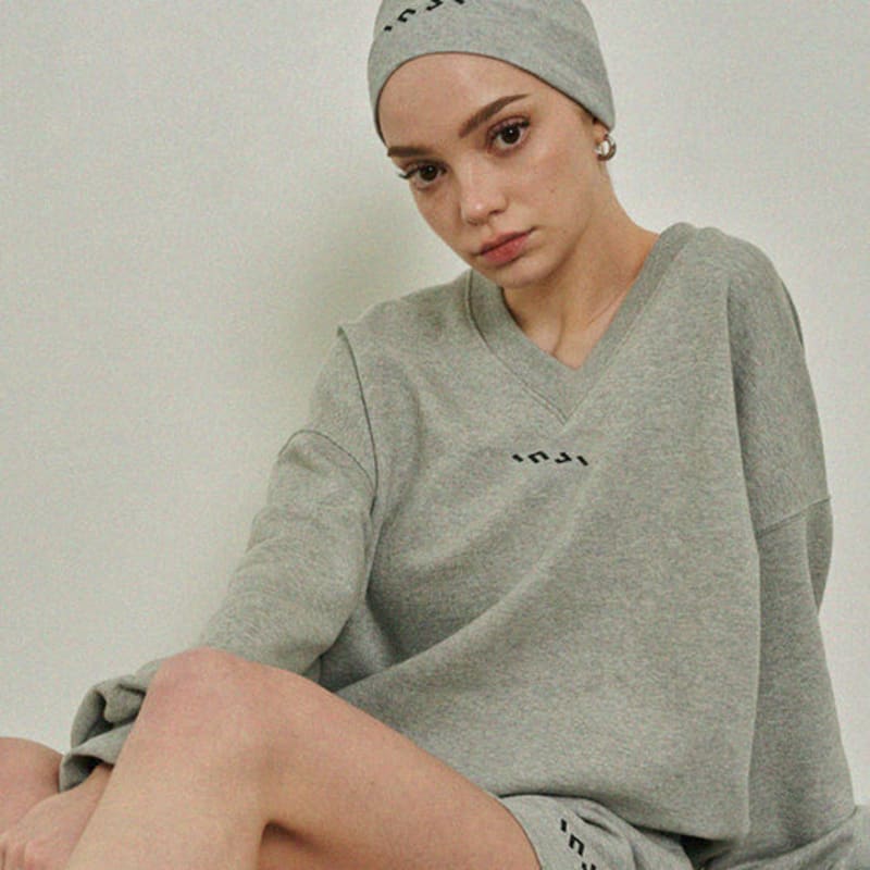 INJIACTIVE Logo Headband Gray