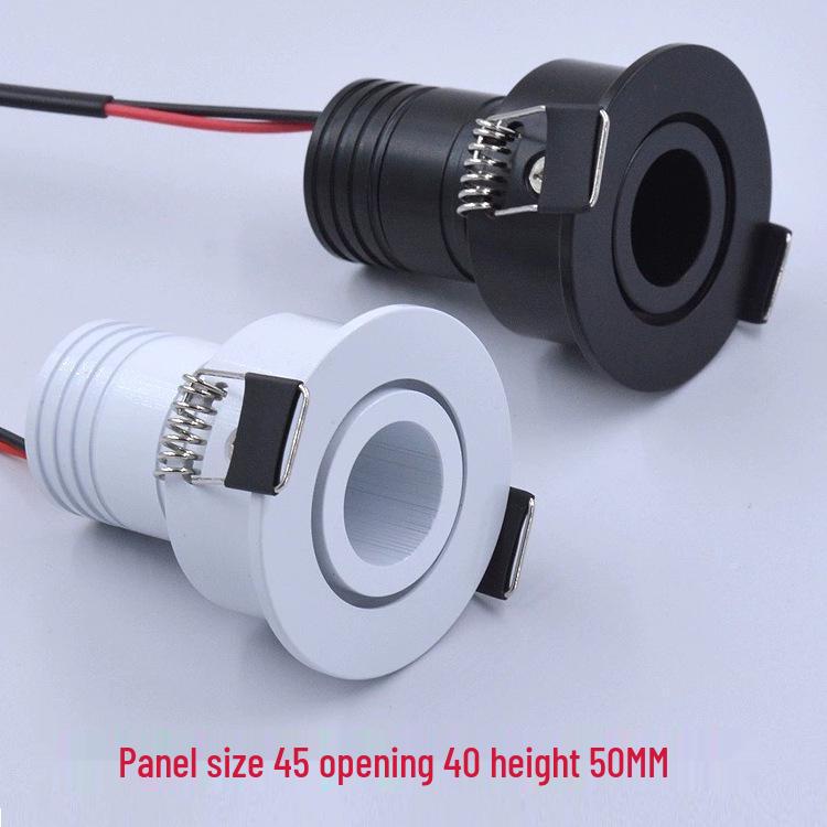 Mini LED Recessed Spotlight for Jewelry/Wine Display, 3cm-4cm Opening, Bullseye/Starry Sky Design