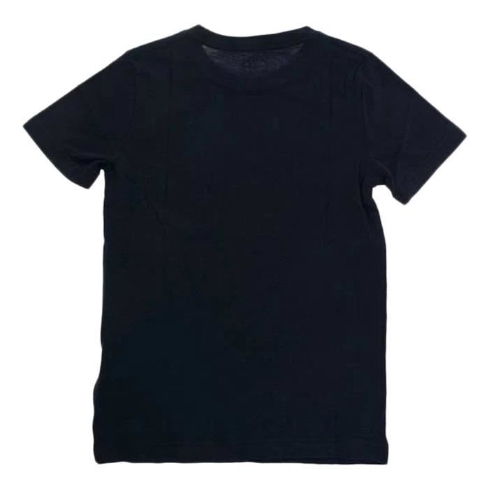 Tee-Shirt Enfant - Converse - SS Printed CTP - Bleu/Rouge - 100% Coton - Manches Courtes