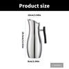 Kitchen Cold Water Wine Juice Jugs Stainless Steels Water Pitcher Jugs Cold Drinking Pitcher for Serving Water, Iced Teas