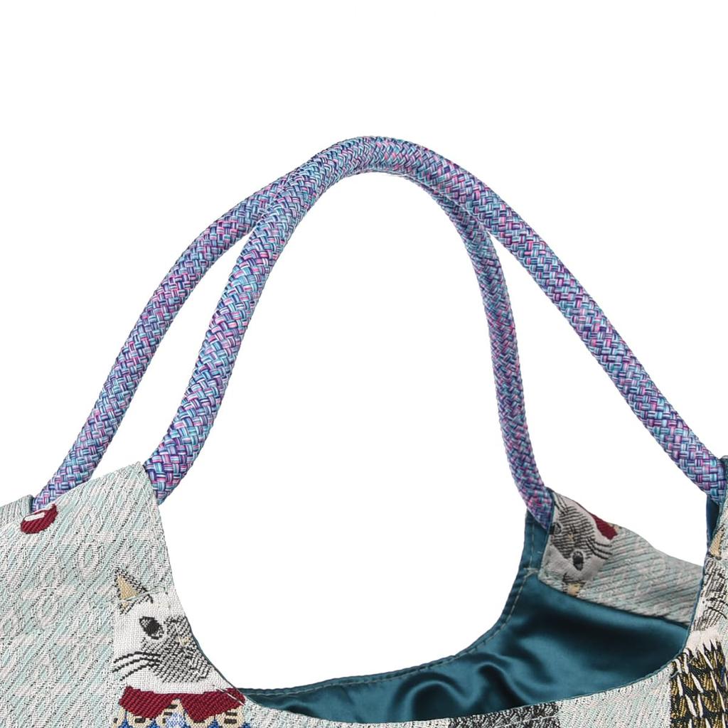 Kusguru Japan Paracord Bag, Parlor Suzuran-do Gobelin Woven Paracord Bag, Women's, 258162, Mint