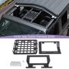 Oberes Front-Dachgepäckträger-Regal Gepäckaufbewahrungsträger-Regal Für Jeep Wrangler JL Für JT Gladiator 2018+ Innenzubehör ( Eisen)