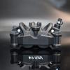 Motorcycle Nissin Forged Brake Caliper Asymmetric 4-piston 100MM Installation Lock Point for Front Wheel Braking