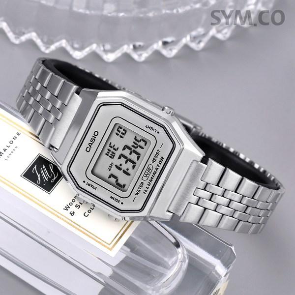 Часы Casio Small Classic Vintage Womens Free Buckle Watch 680 White + Пакет для обмена — фото 5