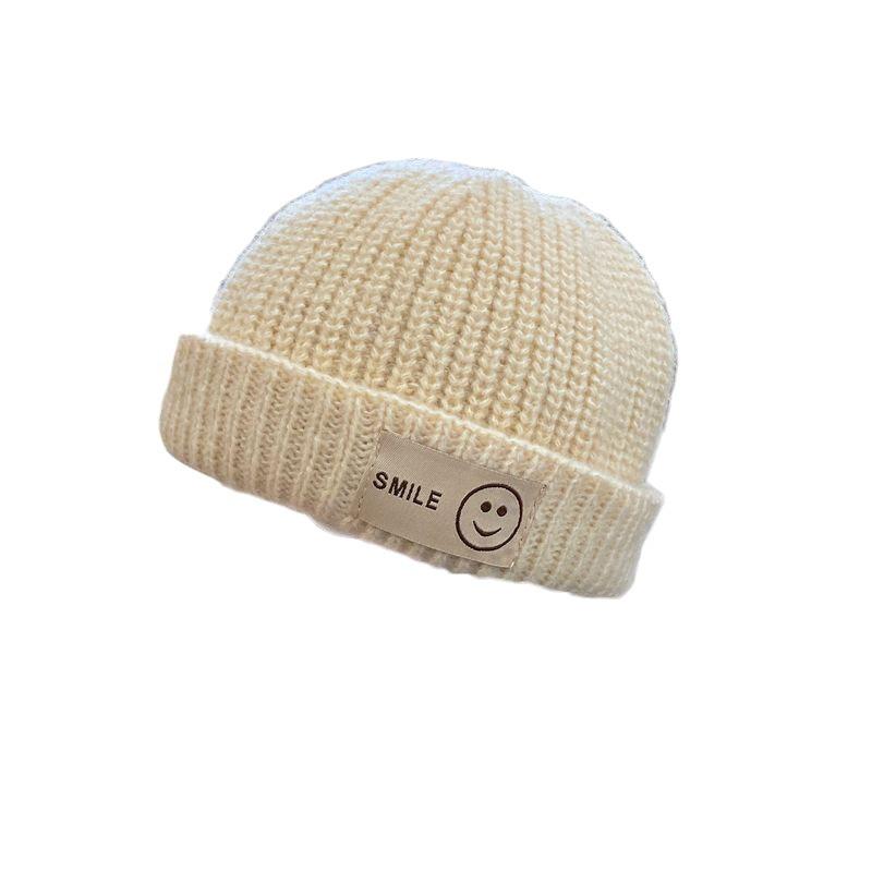 Woolen Hats for Children In Autumn and Winter. Personalized Landlord Hats for Boys and Girls In Spring. Versatile Concave Shape Melon Skin Hats.