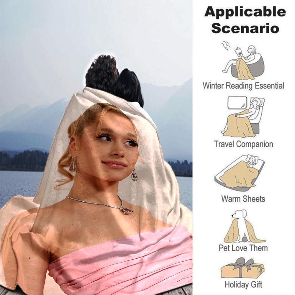 Elegant Pink Dress Blanket Soft Throw Blanket For Home Bedroom Bed Sofa Travel Office Solid Christmas Blanket
