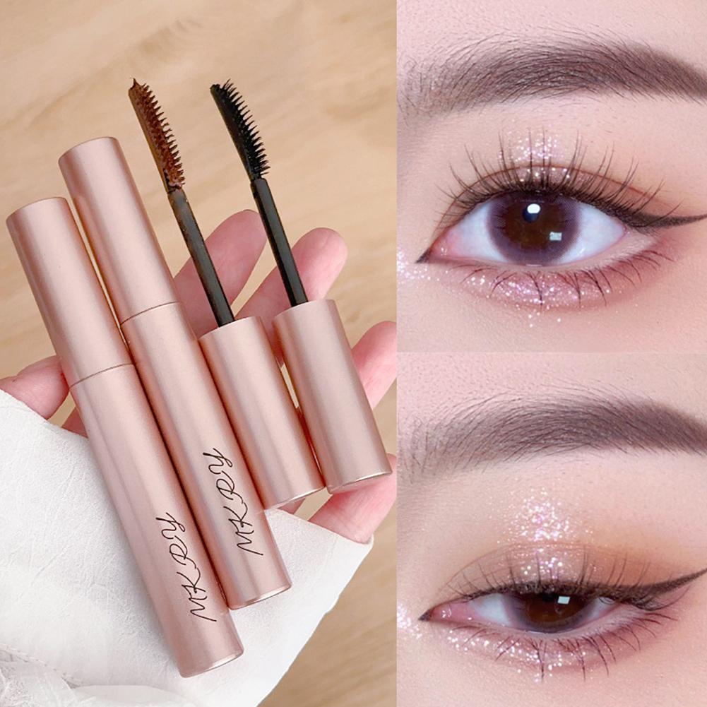 Black Mascara Eyelashes Mascara Silky Eyelashes Lengthening Cosmetics Waterproof Eye Volume Eye R3V1