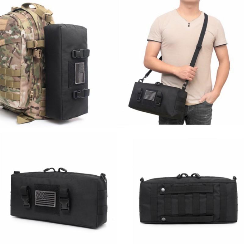 Outdoors. Mountain Climbing. Waterproof. Military Fan Accessory Hanging Bag.Molle System Multifunctional Storage Bag