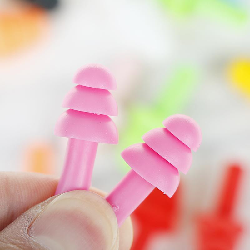 12Pcs Silicone Ear Plugs Anti Noise Snore Earplugs Comfortable For Study Sleep