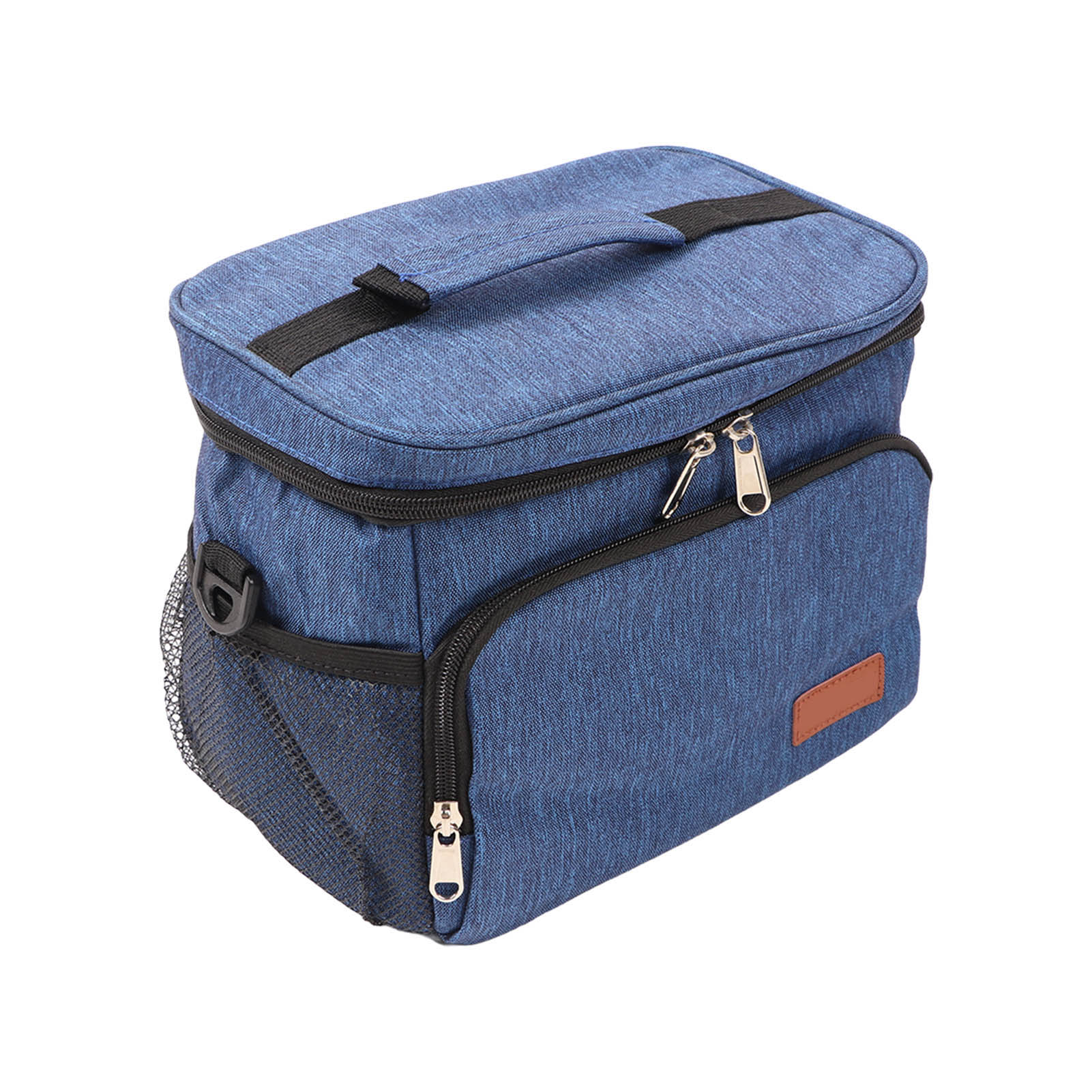 

Insulated Lunch Box Oxford Cloth Leakproof Blue Waterproof Thermal Cooler Sack Food Handbags for Men Women
