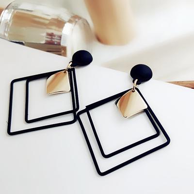Gioielli da donna con orecchini pendenti personalizzati geometrici classici rombici alla moda
