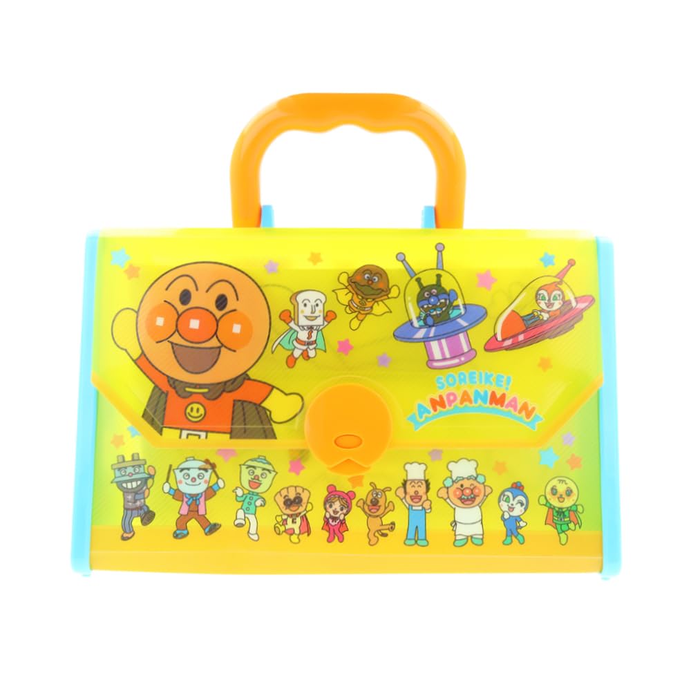 Sunstar Stationery Anpanman Drawing Bag Set Anpanman Crayons 319062 - Go! Drawing, Coloring, красный