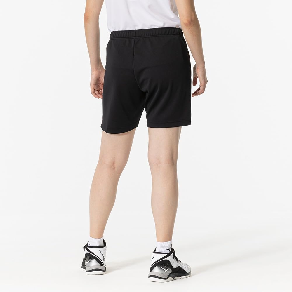 Mizuno Volleyball Wear Knit Inseam 16cm XL Shorts, Material, (Size L), V2MBB212, Women's, Black,