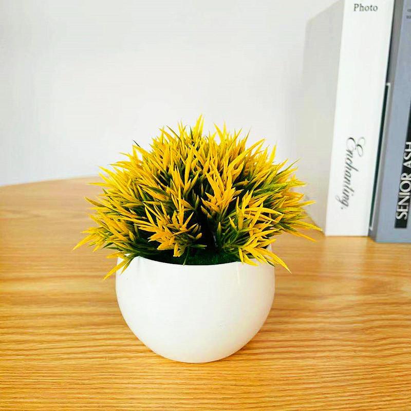 

Faux Cretica Pteris Botanica Potted Plant For Office And Living Space Decor Yellow Grass