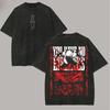 2026 Sommer Locker Reines Baumwoll-Wende-T-Shirt Mit Anime Vinland Saga Thorfinn Comic Gitteraugen Print, Must-Have Für Otaku-Fans T-Shirt