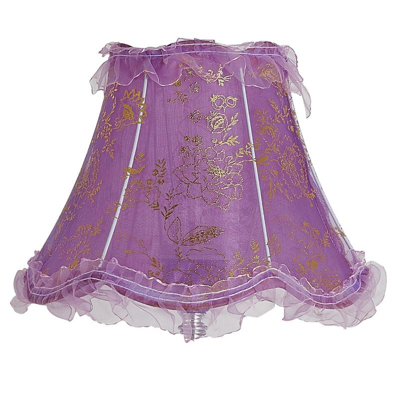 European Style Lampshade Home Decor Retro Light Lamp Cover European Vintage High-End Cloth Art Bead Lace Lampshade