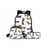 Tree Of Life Three Piece Set Rucksacks for Boys/Girls Best Gifts 2D Animated Water-resistant Stylish School Carrier for Children