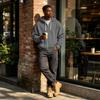 Men's Long Sleeve Hoodie Loose Fit Casual Streetwear Sweatshirt