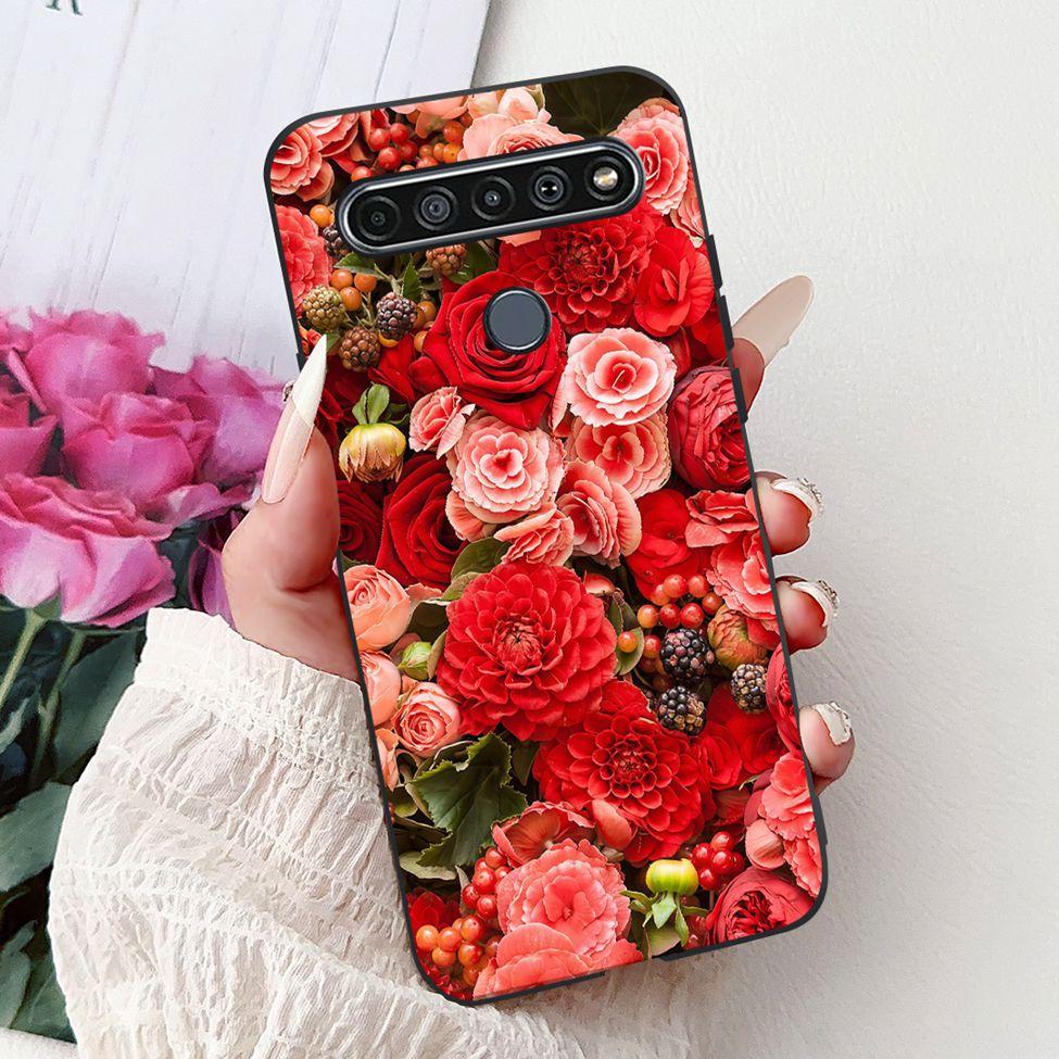 2020 For LG K41S LM-K410 Cover For LG K51S Case LM-K510 Luxury Butterfly Love Cute Cat Cool Handsome Lion Painted Black Silicone