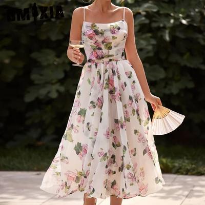 Spring and Summer Off-the-shoulder Women's Fashion Chiffon Fairy Air In The Temperament Evening Dress