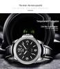 Hot-Selling Men's Fashion Quartz Watch: Waterproof, Luminous, Genuine Leather Strap