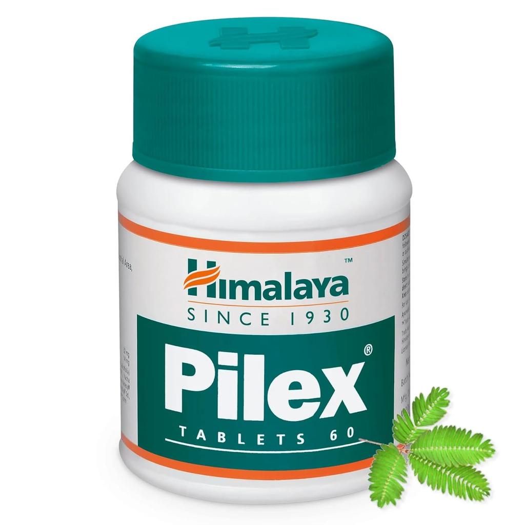 Himalaya Pilex Herbal Wellness Tablets | Natural Gut Cleanse And Digestive Support Supplement | Daily Ayurvedic Detox Formula | 60 Tablets