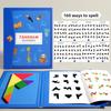 Kids Magnetic Puzzle Blocks With Upgraded Magnet Technology For Early Learning