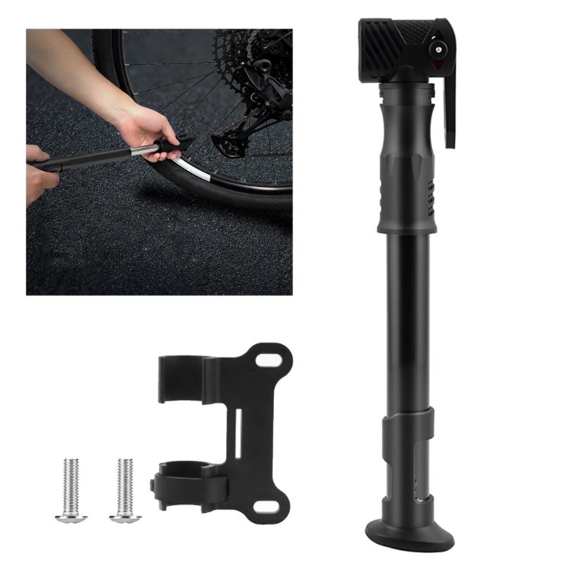 Efficient Manual Bike Inflator Sports Equipment Inflator High Performances Pumps Ergonomic Grip Cycling Accessory