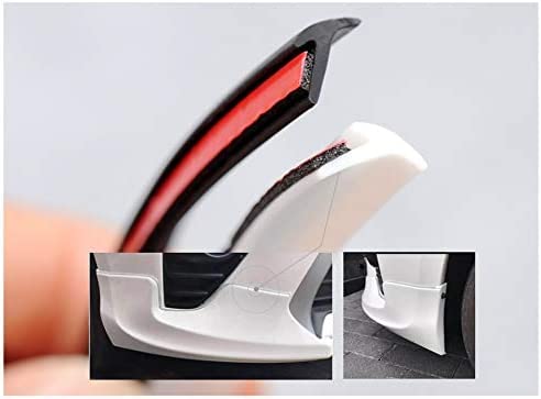 LDXXix Universal Car Rubber Seal Strip Slant T Type Auto Seal Rubber Weatherstrip Edge Trim Black Front Bumper - 3Meterblack