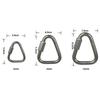 316 Stainless Steel Triangle Connecting Ring Meilong Lock Meilong Lock Triangle Lock Rock Climbing Equipment Fast Security