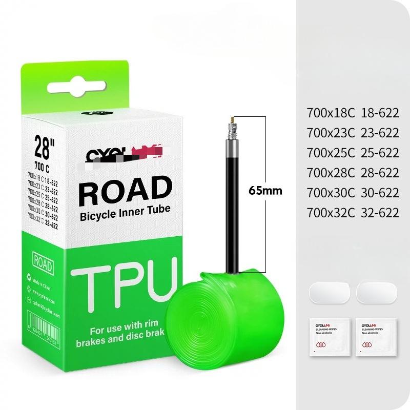 Ultra Light 30g TPU Inner Tube Road Bikes Presta Valve Anti Puncture Tire with Tire Levers Patch Kit Cycling Repair Accessory