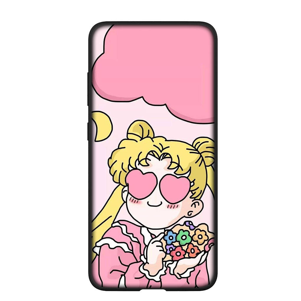Phone Case for iPhone 17 16 15 Xiaomi Poco F8 F7 X7 X6 M8 C85 C75 C71 Redmi Note 14 13 12 11 Pro Max A3 A4 14C 13C 12C 15C Cute Sailor Moon Girl Cover